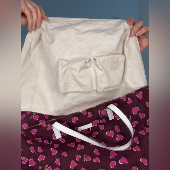 Gucci Heart Tote Limited Edition bordeaux and pink with COA - Picture 7 of 17